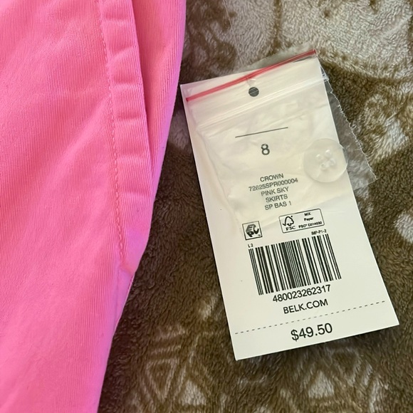 ‼️SALE‼️🩷Crown & Ivy NWT Pink Skirt 8🩷 - Picture 3 of 5
